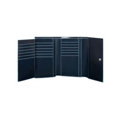 PORTAFOGLIO DONNA GRANDE C/P.TA CC BLU