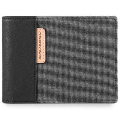 PORTAFOGLIO UOMO BLADE   GRIGIO PIQUADRO