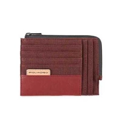 BUSTINA PORTAMONETE, DOC. E CARTE DI CREDITO ROSSO
