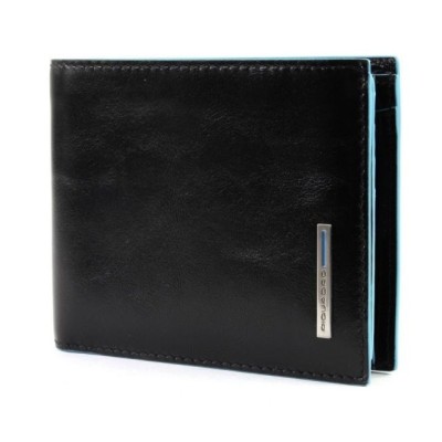 PORTAFOGLIO UOMO PIQUADROBLUE SQUARE NERO