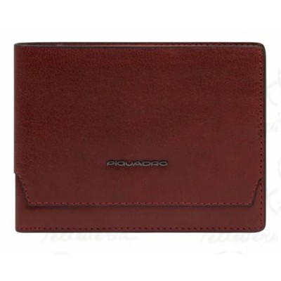 PORTAFOGLIO IN PELLE CON PORTAMONETE PU257S141/CU