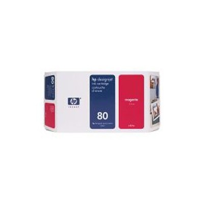 CARTUCCIA A GETTO DINCHIOSTRO HP N.80 MAGENTA 350ML