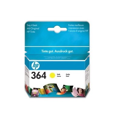 CARTUCCIA A GETTO DINCHIOSTRO HP N.364 GIALLO