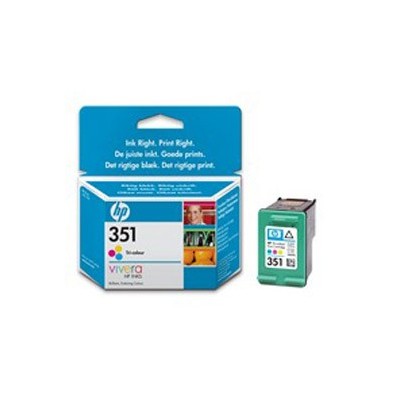 CARTUCCIA A GETTO DINCHIOSTRO HP 351 TRICROMIA CON INCHIOSTRI HP VIVERA