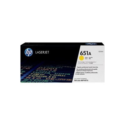 HP 651A TONER CARTRIDGE GIALLO