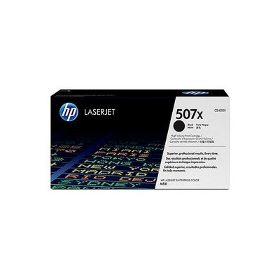 TONER NERO HP 507X LASERJET ENTERPRISE 500 COLOR M551N ALTA CAPACITA