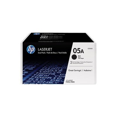 SCATOLA DI 2 CARTUCCE DI STAMPA HP LASERJET HP NR. 05A