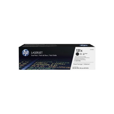 CONFEZIONE DI 2 TONER NERO HP 131X