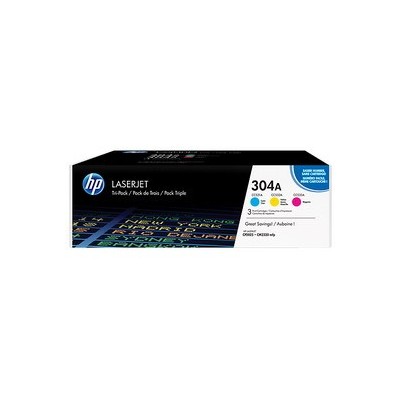 SCATOLA MULTIPACK 3 TONER COLORI CIANO/MAG/GIALLO HP LASERJET NR.304A