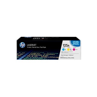 SCATOLA MULTIPACK 3 TONER COLORI CIANO/MAG/GIALLO HP LASERJET NR.125A