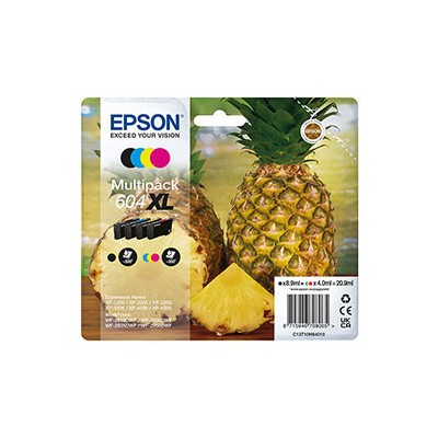 Eposn Multipack 604XL Ananas BK/C/M/Y