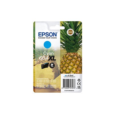 Epson Cartuccia 604XL Ananas Ciano 4 ml
