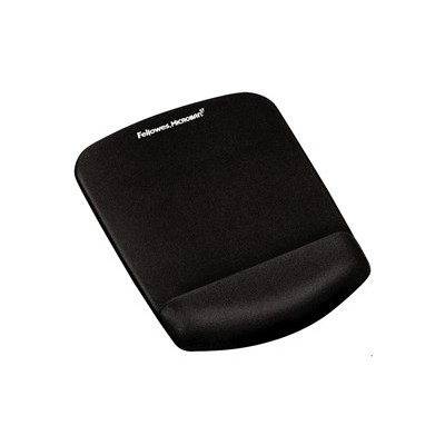 Mousepad con poggiapolsi in FoamFusion Microban PlusTouch nero Fellowes