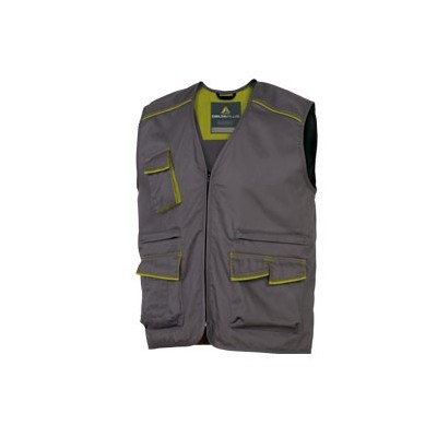 GILET da LAVORO M6GIL grigio/verde Tg. L PANOSTYLE