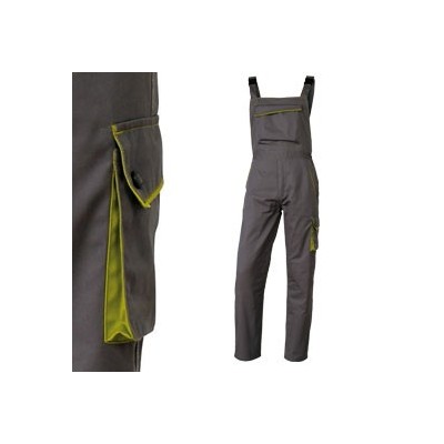 SALOPETTE da LAVORO M6SAL grigio/verde Tg. L PANOSTYLE