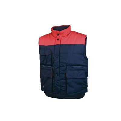 GILET IMBOTTITO Sierra Tg. XL blu/rosso