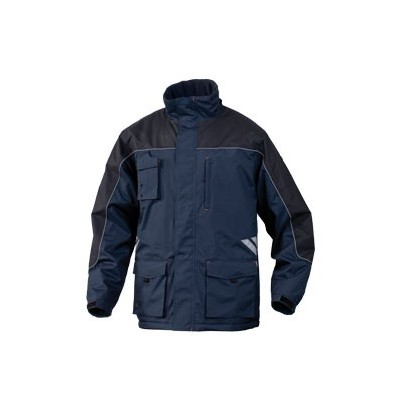 PARKA IMBOTTITO Finnmark Tg. XL blu/nero