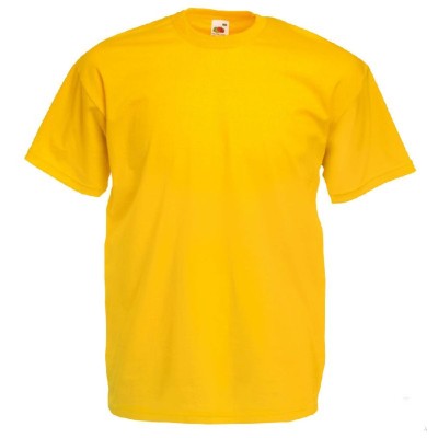 TSHIRT FRUIT OF THE LOOM GIALLA "M"