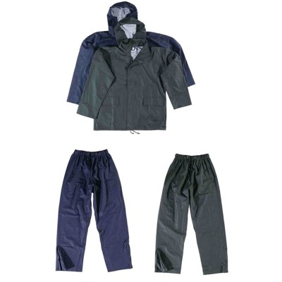COMPLETO IMPERMEABILE PU BLU TG.XL