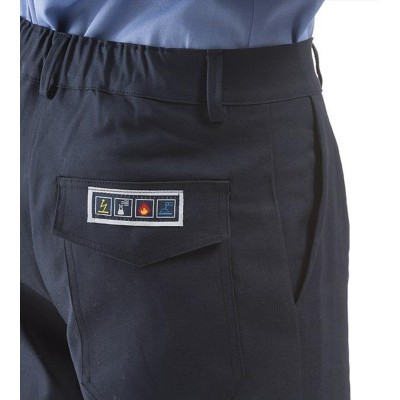 PANTALONI COTONE TG.52   ANTIACIDO/ANTIGNIFUGO BLU