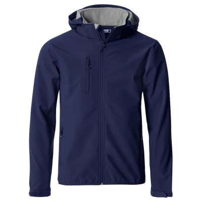 GIUBBOTTO SOFTSHELL BASICHOODY BLU NAVY TG.XXL