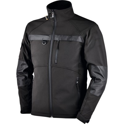 GIUBBINO SOFTSHELL 330GR POLIESTERE TG.L NERO