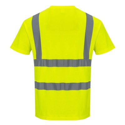 T-SHIRT ALTA VISIBILITA  PORTWEST GIALLA TG.L