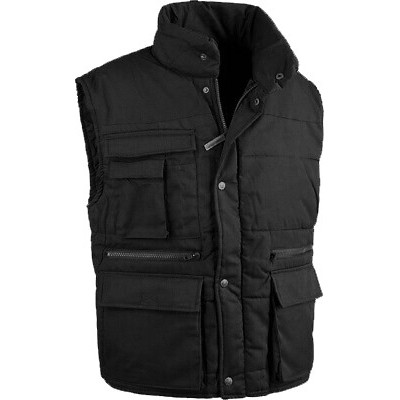GILET ANTARES NERO IMBOT.POLIESTERE COT.RD TG.L