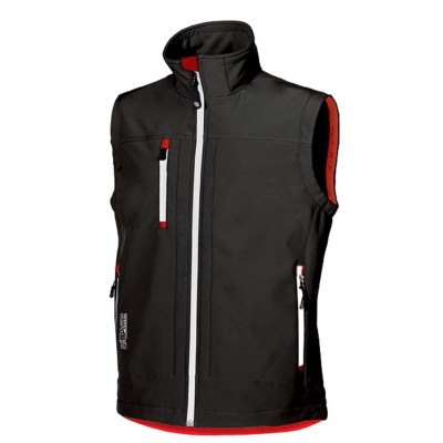 GILET CLIMB BLACK CARBON UPOWER TG.L