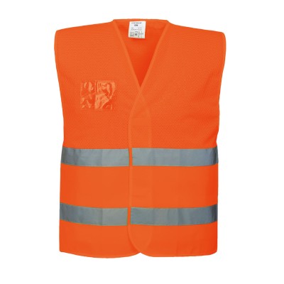 GILET ALTA VISIBILITA    ARANCIO TG XXL-3XL