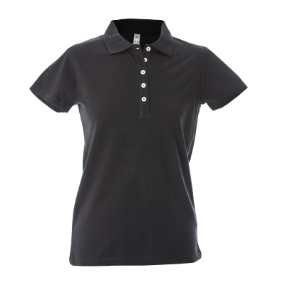 POLO DUBAI DONNA NERO    170 COTONE TG.XL