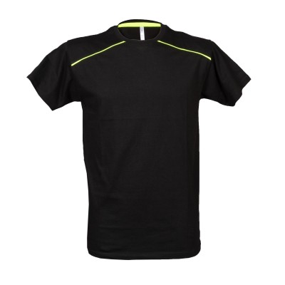 T-SHIRT IMPERIA NERA IN  COTONE TG.L 150GR