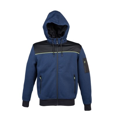 FELPA C/CAPPUCCIO OREGON COL BLU NAVY TG.3XL