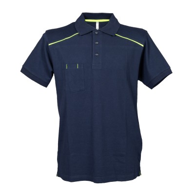 POLO BORDEAUX BLU NAVY   TG.M