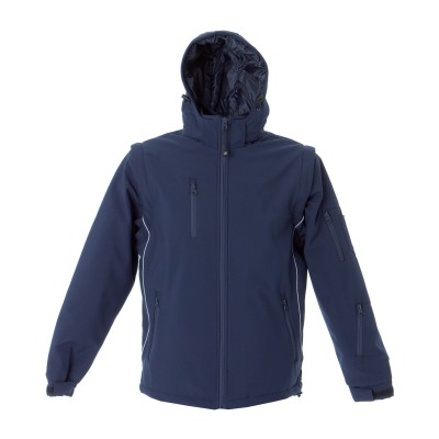 GIUBBOTTO LOCARNO BLU    SOFTSHELL+MAN.ST. TG.XXL