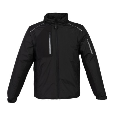 GIUBBOTTO IRELAND NERO   MANICHE STACC.IMB.TG.3XL