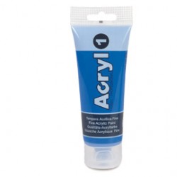 COLORE ACRILICO FINE tubo da 75ml BLU COBALTO 540