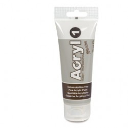 COLORE ACRILICO FINE tubo da 75ml ARGENTO 910