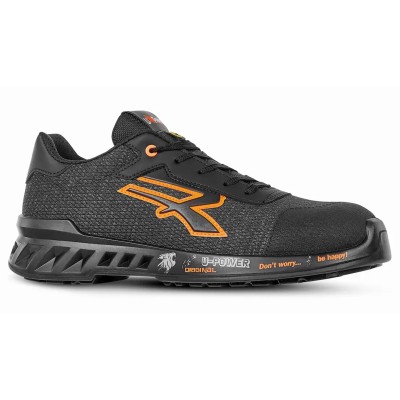 SCARPA BRUCE UPOWER S1P  TG.38 GRIGIO/ARANCIO