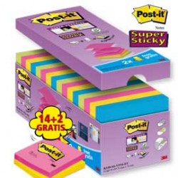 VALUE PACK 16 BLOCCO 90fg Post-it Super Sticky Z-notes 76X76MM R-330-SS-VP16