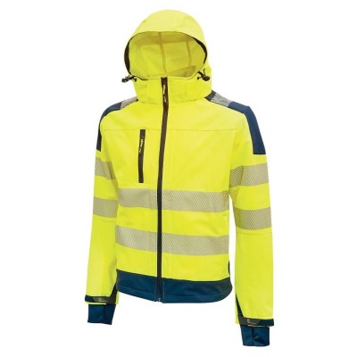 GIACCA SOFTSHELLTI MIKY  IMPERM.GIALLA TG.XXL