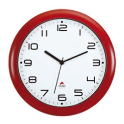 OROLOGIO DA PARETE HORNEW 30cm ROSSO Alba