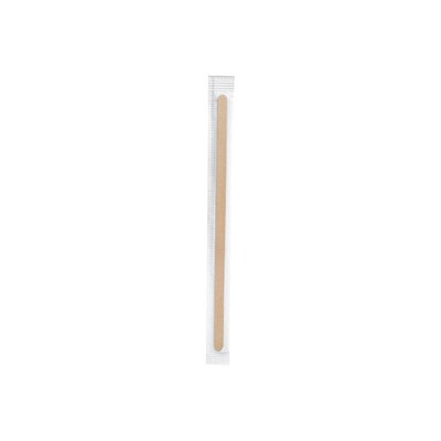 1000 Palettine caffE in legno imbustati singolarmente 11cm Signor Bio