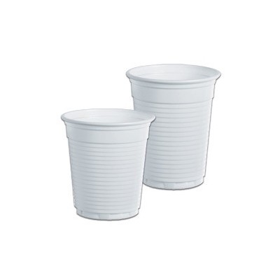 100 BICCHIERI 200CC BIANCO MONOUSO DOPLA