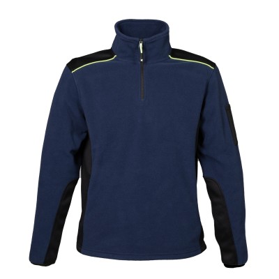 PILE LIVIGNO 1/Z ZIP     TG.L 280GR BLU