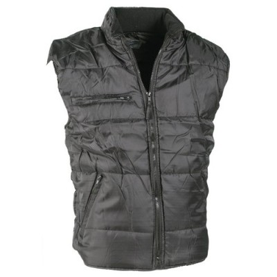 GILET IMBOTTITO NERO TG.L 100% NYLON