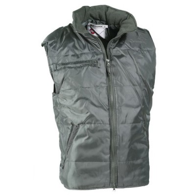 GILET IMBOTTITO VERDE    TG. L  100% NYLON