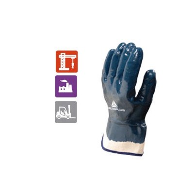 GUANTO DA LAVORO PESANTE NI175 Tg.09 in NITRILE