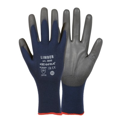 GUANTI LIMBER PU TG.10   NAVY/GRIGIO 2121