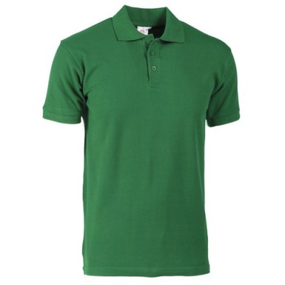 POLO PREMIUM VERDE SMERALTG.XL 100% COTONE